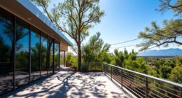 optimizing sun shade views