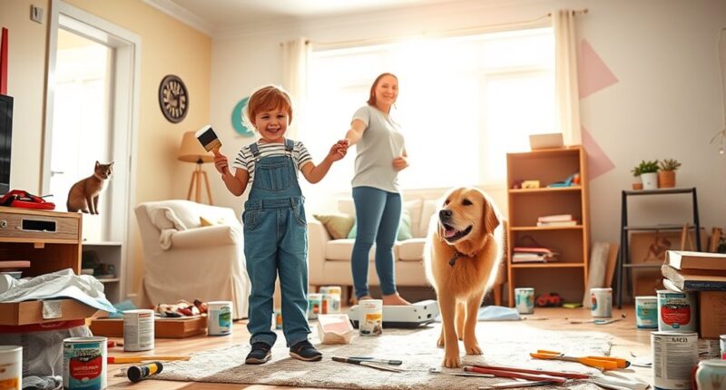 pet and kid friendly renovations