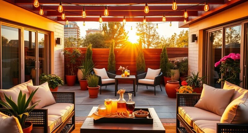 quick patio makeover for entertaining
