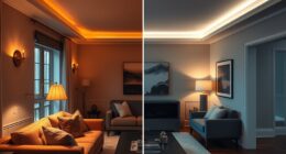 room transformation through lighting