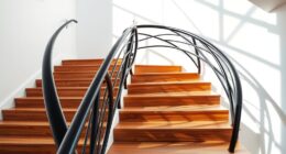 sculptural rails for entry