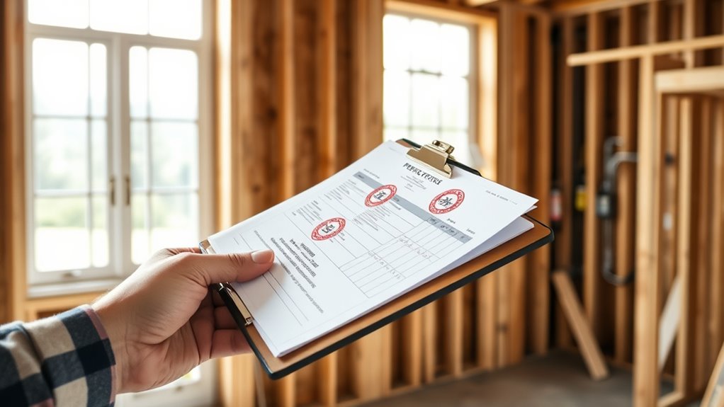 secure permits schedule inspections