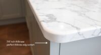 selecting countertop edge styles