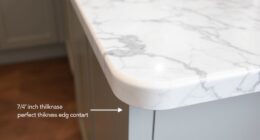 selecting countertop edge styles