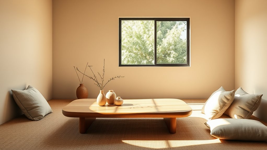 serene natural minimalist harmony