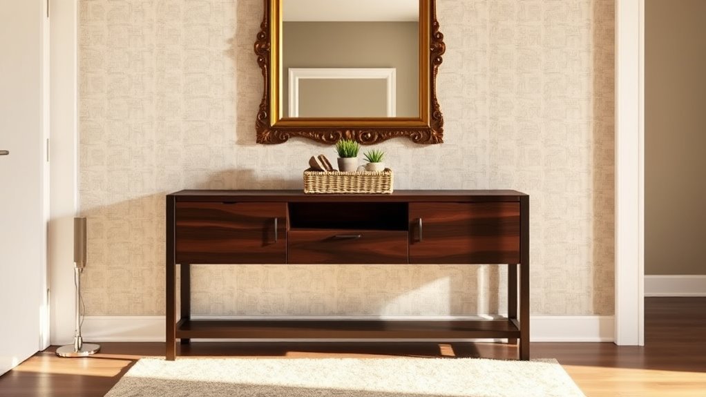 stylish functional entryway design