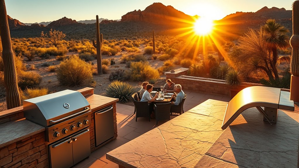 sustainable desert outdoor living