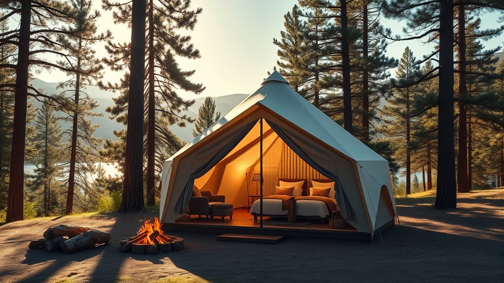 tent features for comfort