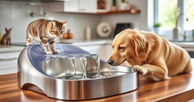 top automatic pet water fountains