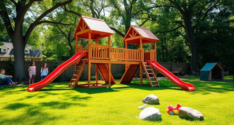 top backyard outdoor playsets