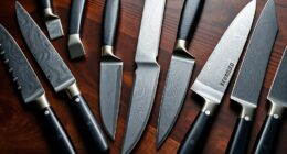 top carbon steel damascus knives