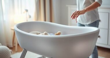 top cry detecting baby bassinet