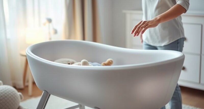 top cry detecting baby bassinet