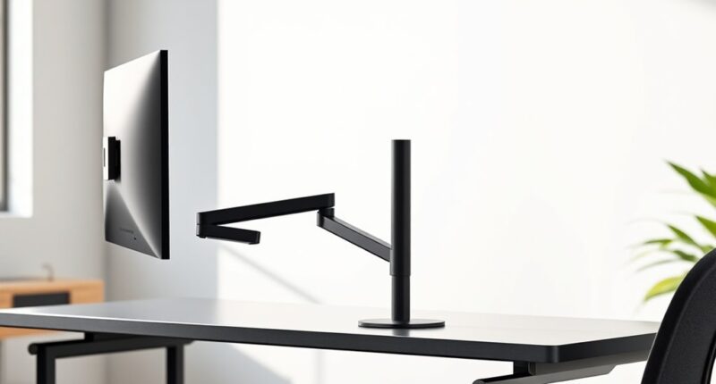 top dual monitor arms