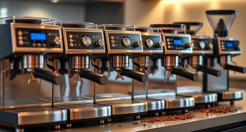 top espresso machines with grinders