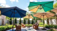 top stylish durable patio umbrellas
