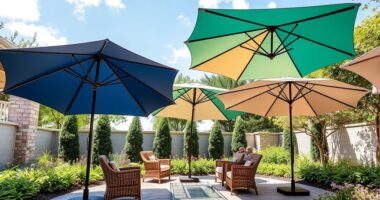 top stylish durable patio umbrellas