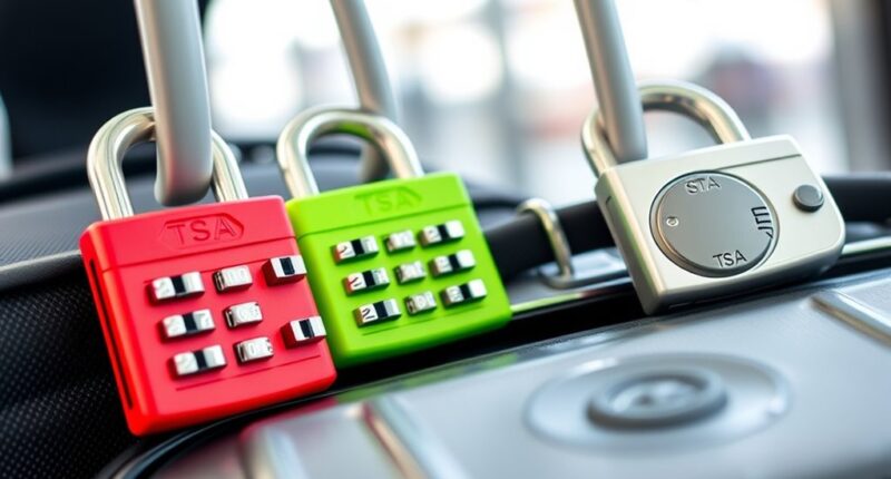 top tsa approved luggage locks