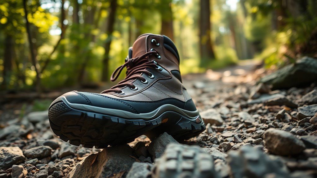 trail ready hiking boot features