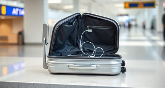 travel friendly luggage with charging