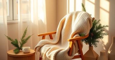 warm minimal holiday style