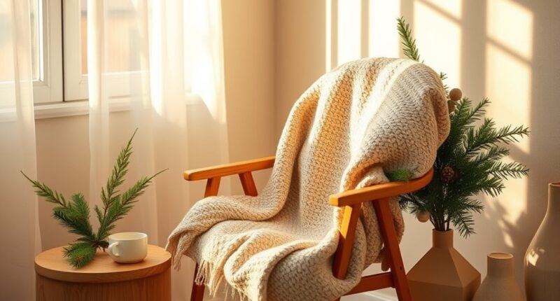 warm minimal holiday style