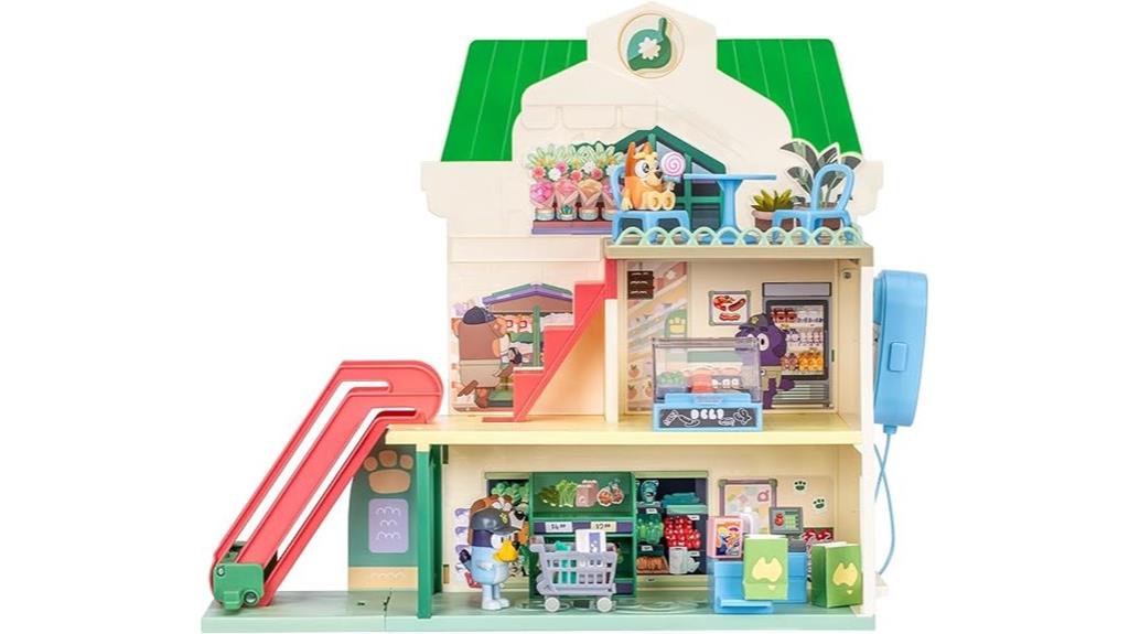 bluey supermarket playset