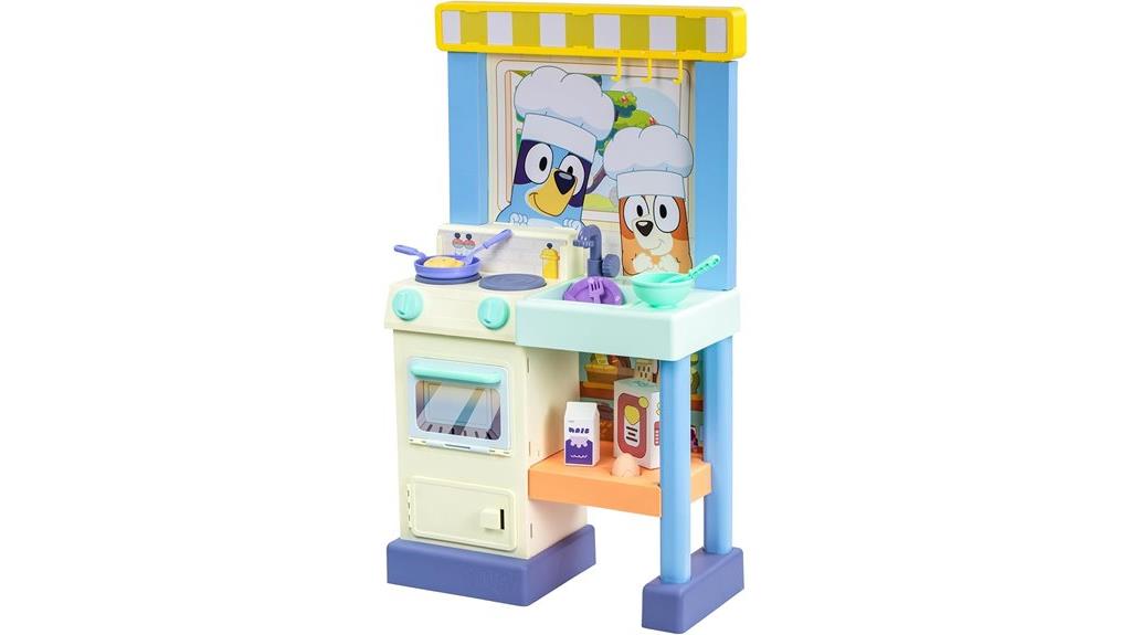 bluey themed play kitchen