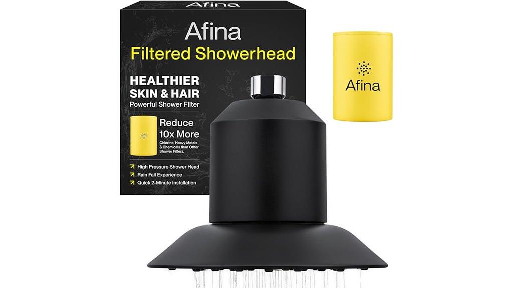 filtered shower head water