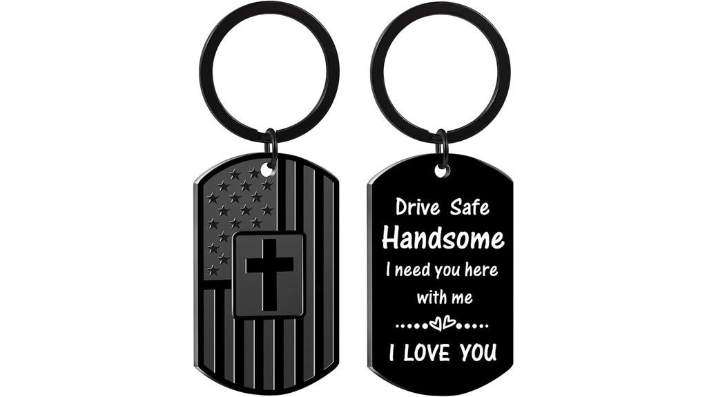 men s valentine drive keychain