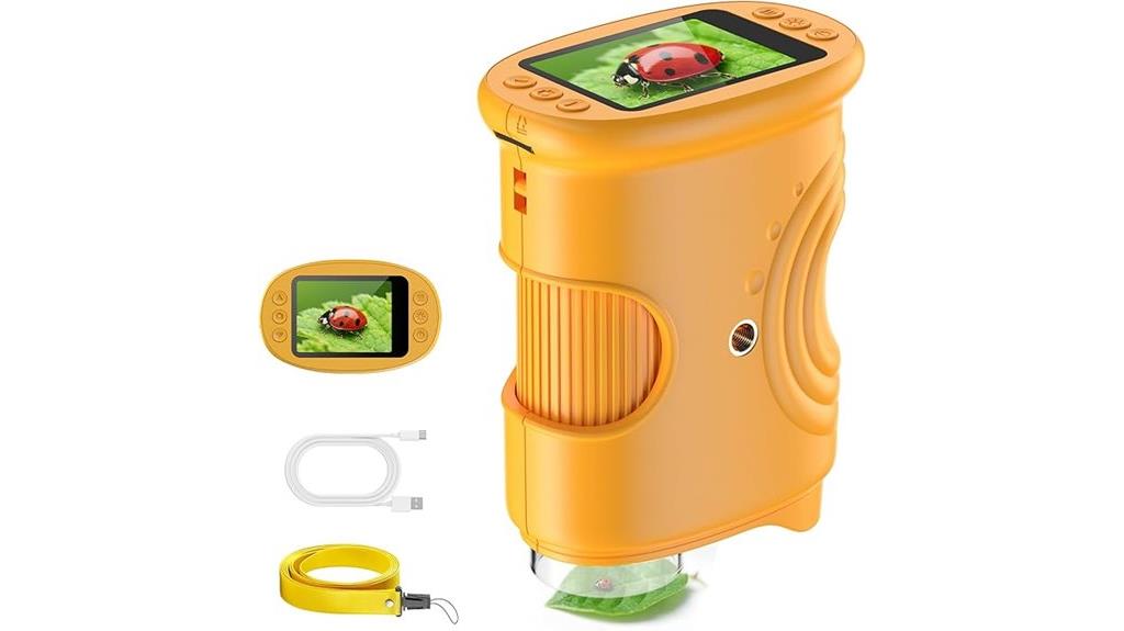 portable kids microscope