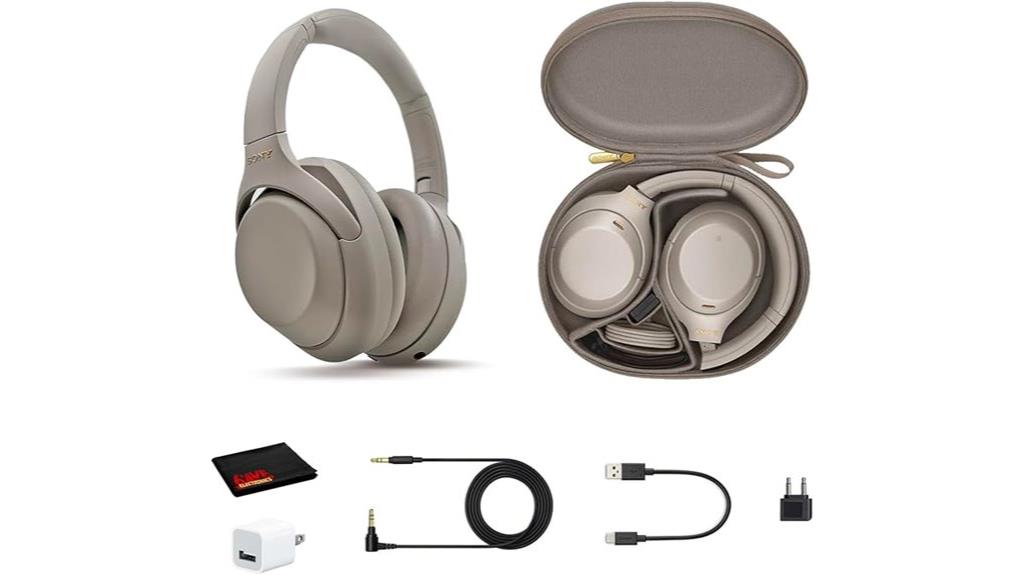 sony noise canceling headphone bundle