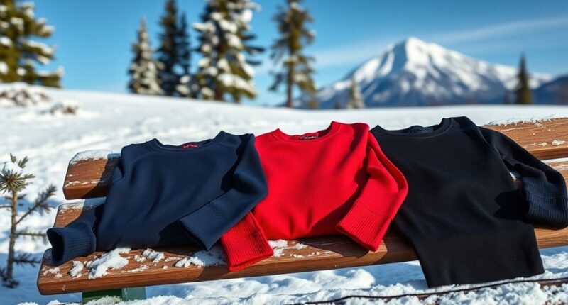 top skiing thermal wear
