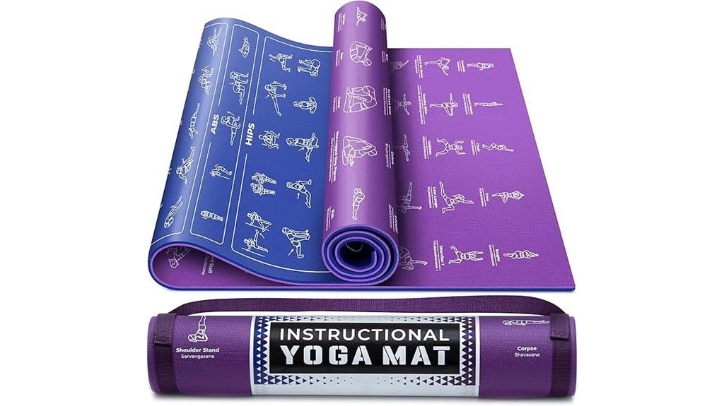 yoga mat with shoulder strap