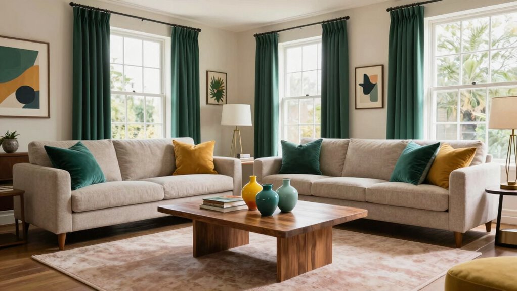 add depth with accent colors