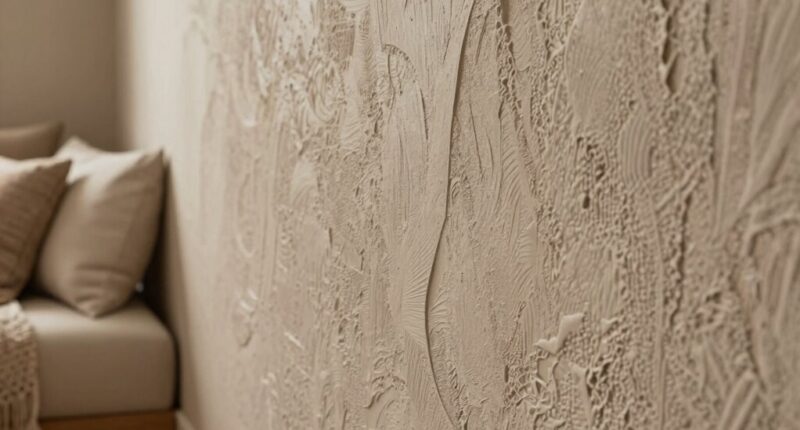 add textured wall accents