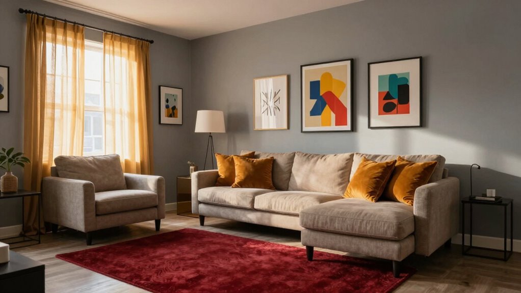 add warm color accents