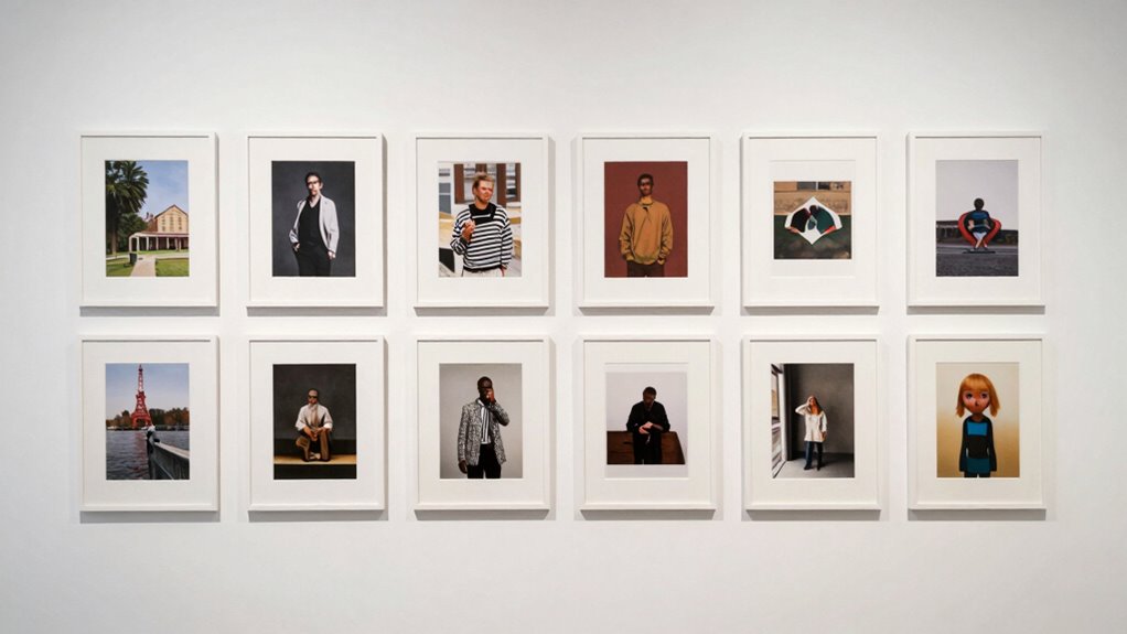 arrange art with balance