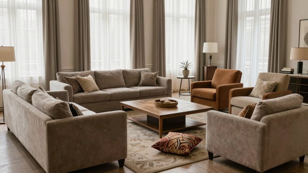 arrange furniture for interaction