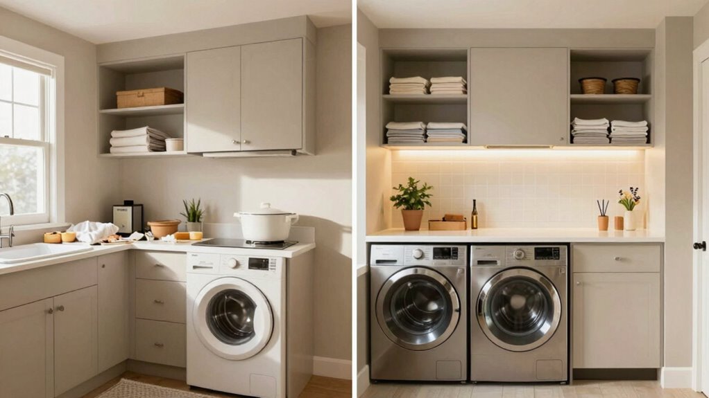 bright organized laundry transformation