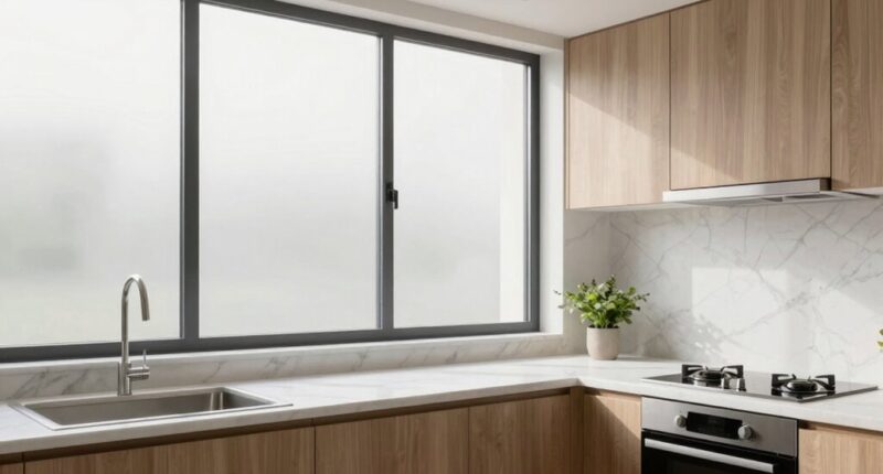 calm organized kitchen design