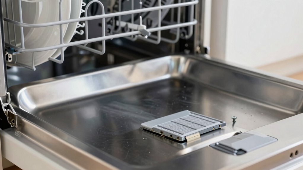 check dishwasher for noise