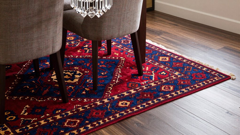 choose spacious simple rug