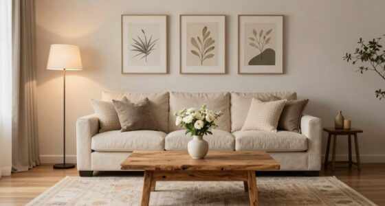 consistent decor and accessories