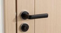 consistent finish door hardware