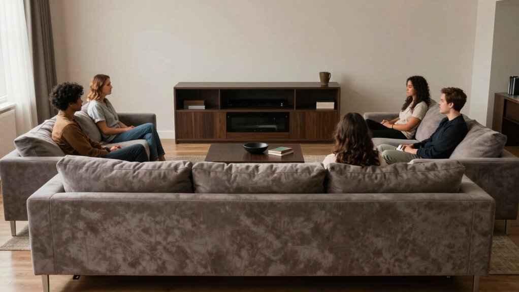 create inviting conversational spaces