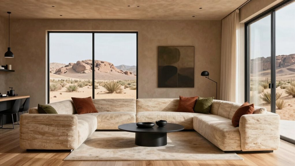 earthy tones and craftsmanship