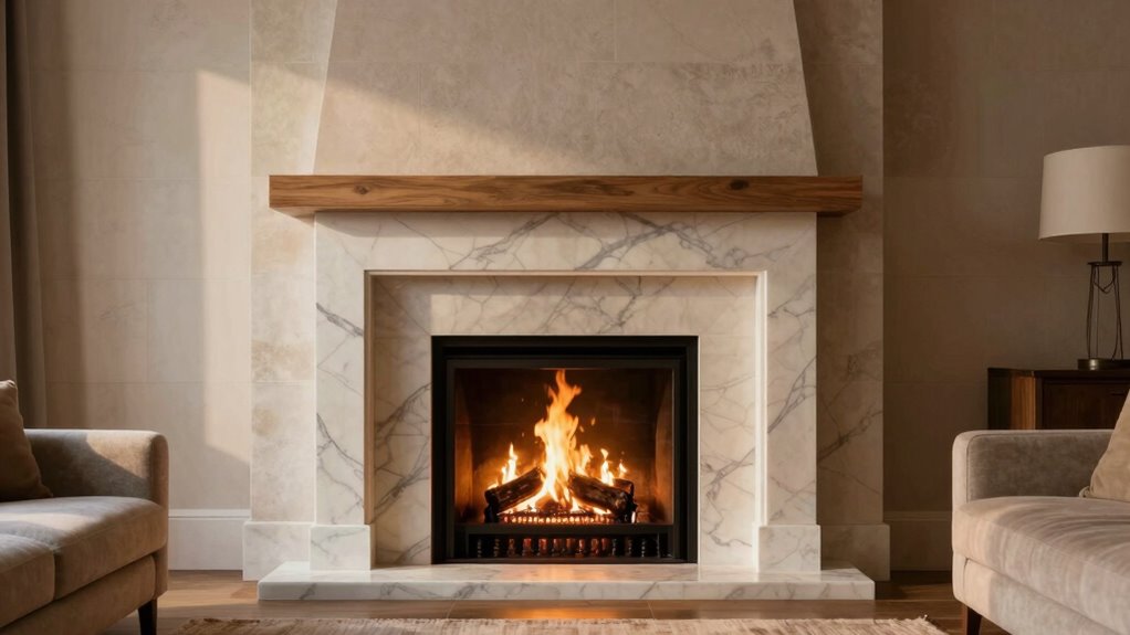 enhance room with fireplace