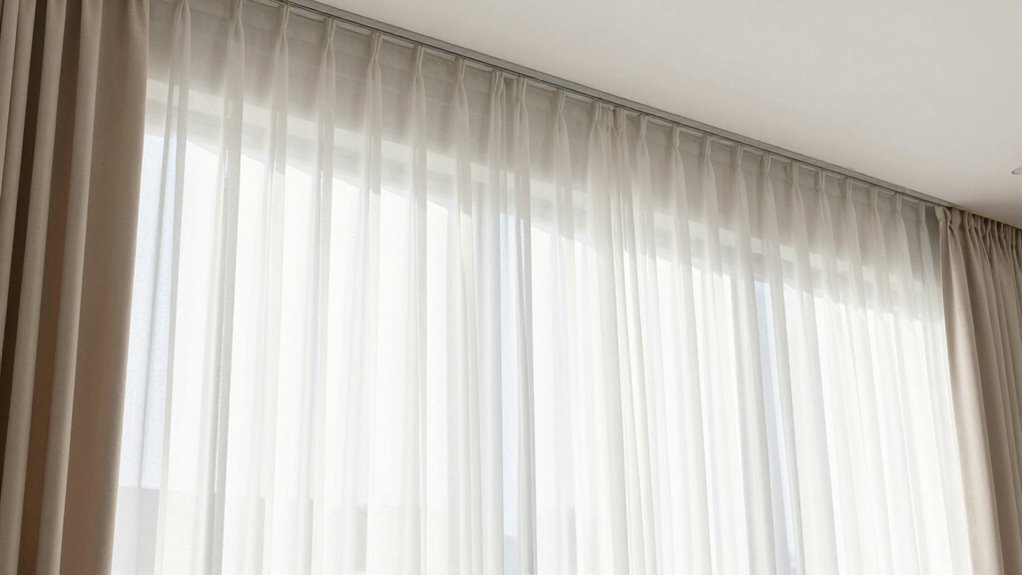 extend curtains above windows