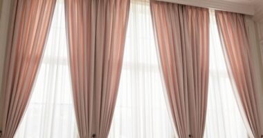 floor to ceiling drapes